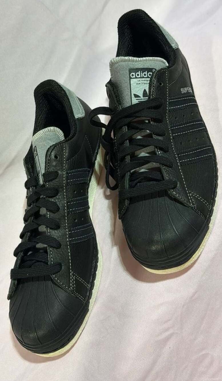 Adidas Superstar 80s Varsity Jacket Pack Black Silver
Size 10